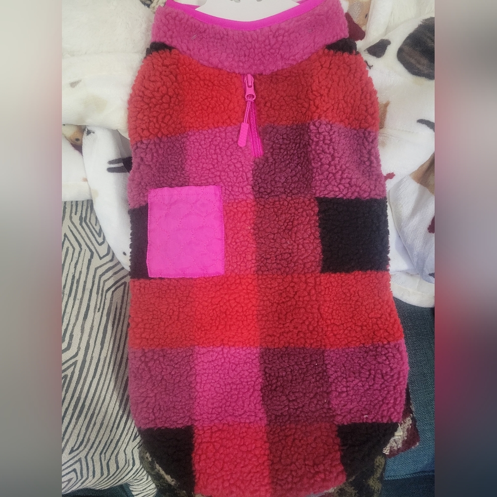 NWT Sherpa Dog Coat